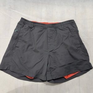 Birddogs Men’s Shorts Large Gray Built-In Liner Stretch Athletic